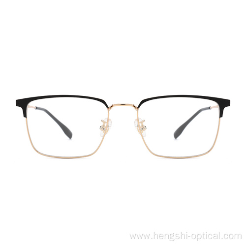 Best Selling Fashion Eyeglasses Men Optical Eyewear Titanium Glasses Frame